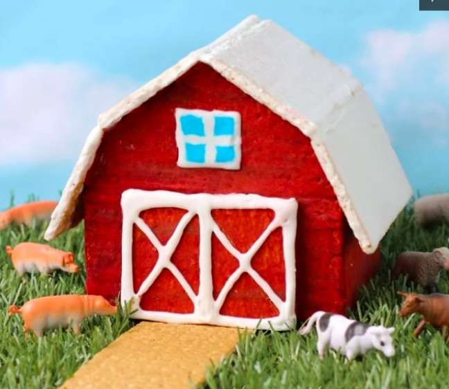 Gingerbread barn Gingerbread barn