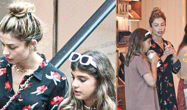 Grazi Massafera’s Daughter Returns To The Mall With A Relaxed Look After Actress Called ‘Dowdy’ For Daughter’s Clothes