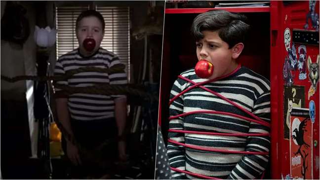 In Tim Burton's series, Feioso earned little screen time.  (Image: Playback/Paramount Pictures and Netflix)
