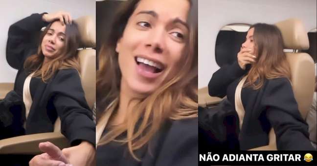 Anitta goes through tense moments on the plane: “It hurts me”
