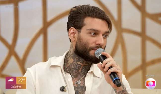 Lucas Lucco details the new neck tattoo and shares trivia about the first film.  To look!
