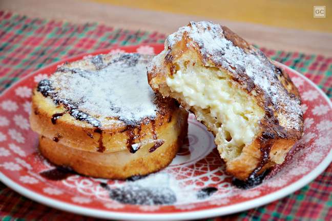 French toast filled with Ninho milk – Photo: Guia da Cozinha