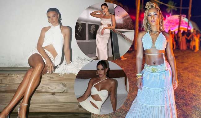 Have you forgotten the white look for New Year’s Eve?  We rounded up celebrity picks with color to save your upset