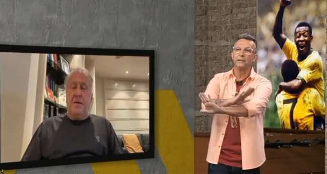 Neto recebe Zico em homenagem ao Rei Pelé e se declara para ídolo do Flamengo: Ninguém é maior