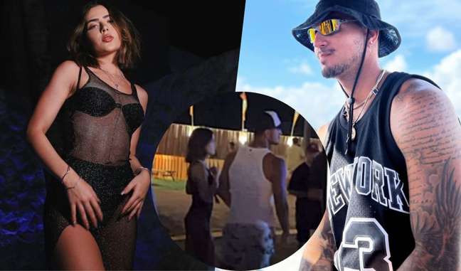 Jade Picon and Gabriel Medina are spotted together at a pre-New Years party in Pernambuco.  Video!