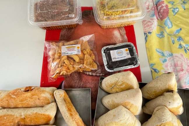 Food court offers typical food from the regions of the country during Lula’s inauguration