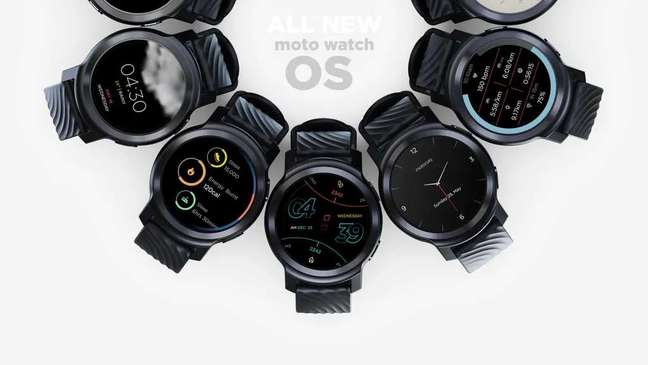 Watch runs Moto Watch OS (Image: Disclosure/Motorola)