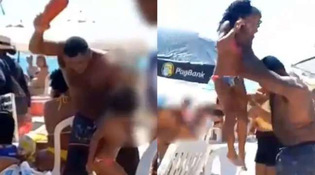 Father who beats his daughters on the beach in Salvador tries to justify himself: “I was wrong for love”