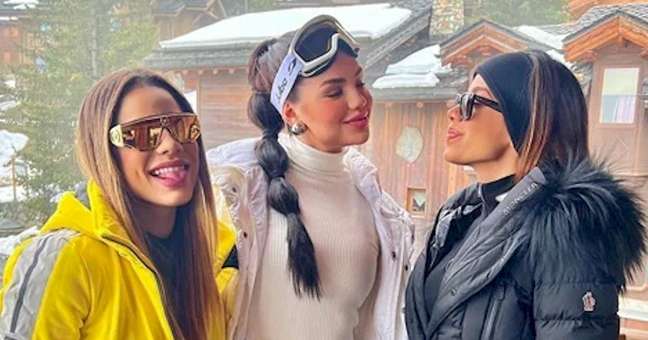 Anitta joins Lexa and Vivi to go skiing in France