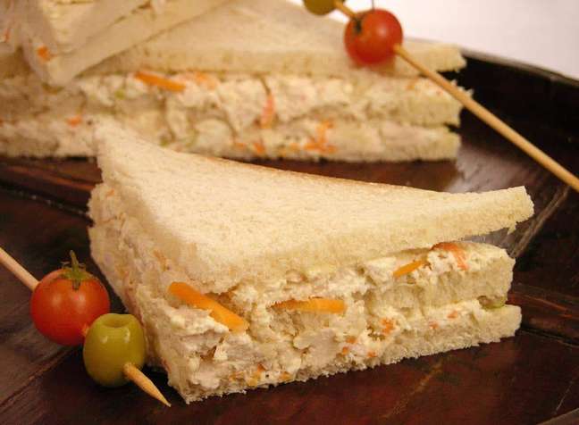 Natural Chicken Sandwich is a great snack option â Photo: Reproduction Natural Chicken Sandwich is a great snack option â Photo: Reproduction
