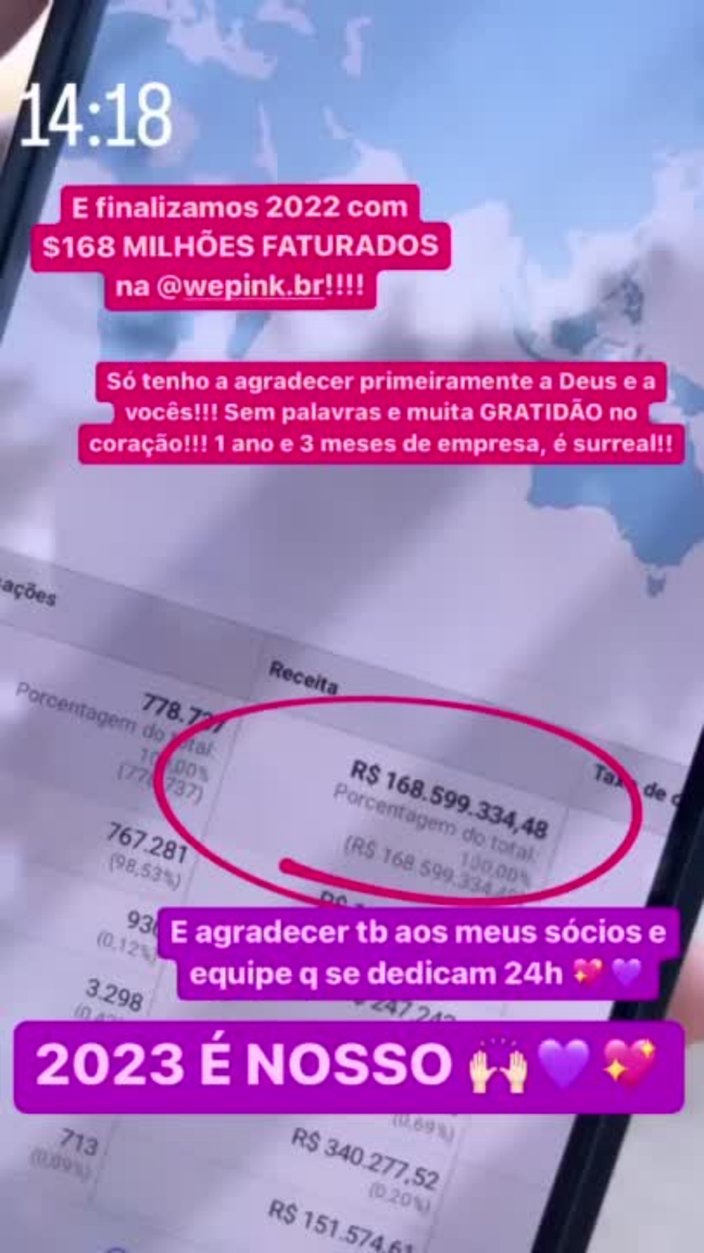 The influencer shared a short video and highlighted its value The influencer shared a short video and highlighted its value