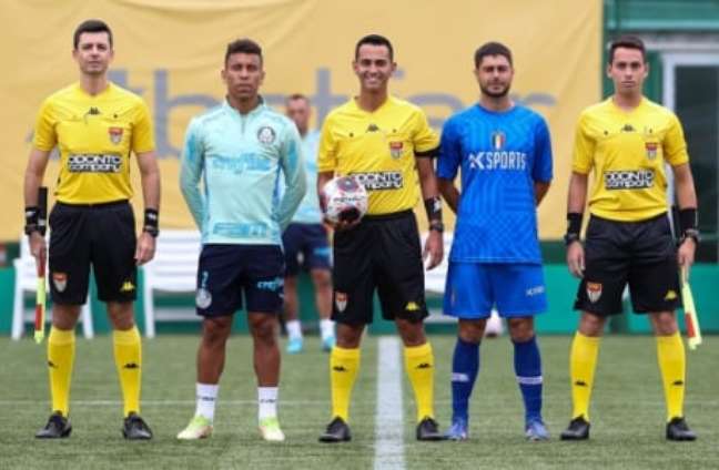 Palmeiras played a training match with Suzano (Photo: Cesar Greco/Palmeiras) Palmeiras played a training match with Suzano (Photo: Cesar Greco/Palmeiras)