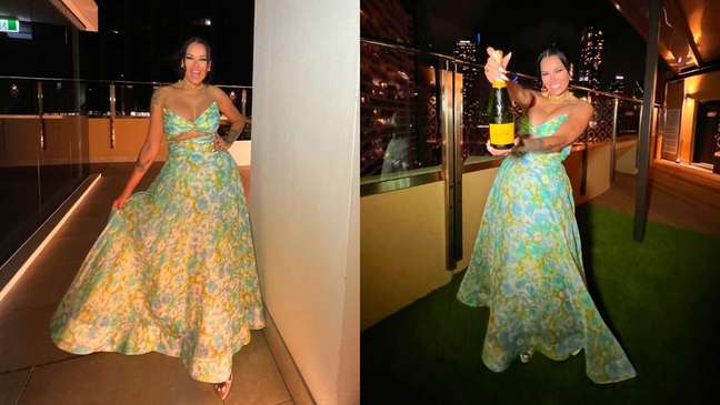 Former BBB Ariadna wore a look worth 20,000 reais to a New Years party;  to watch