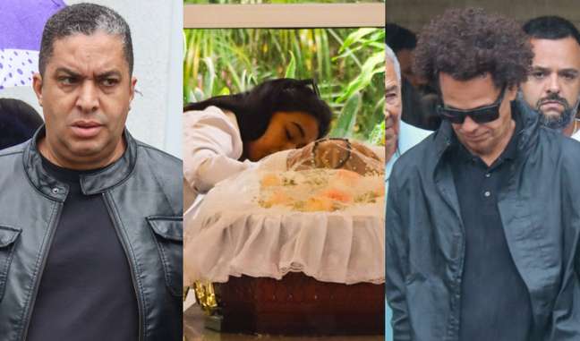 Renatinho Bokaloka’s body is veiled in Rio;  friends support the singer’s family during the ceremony