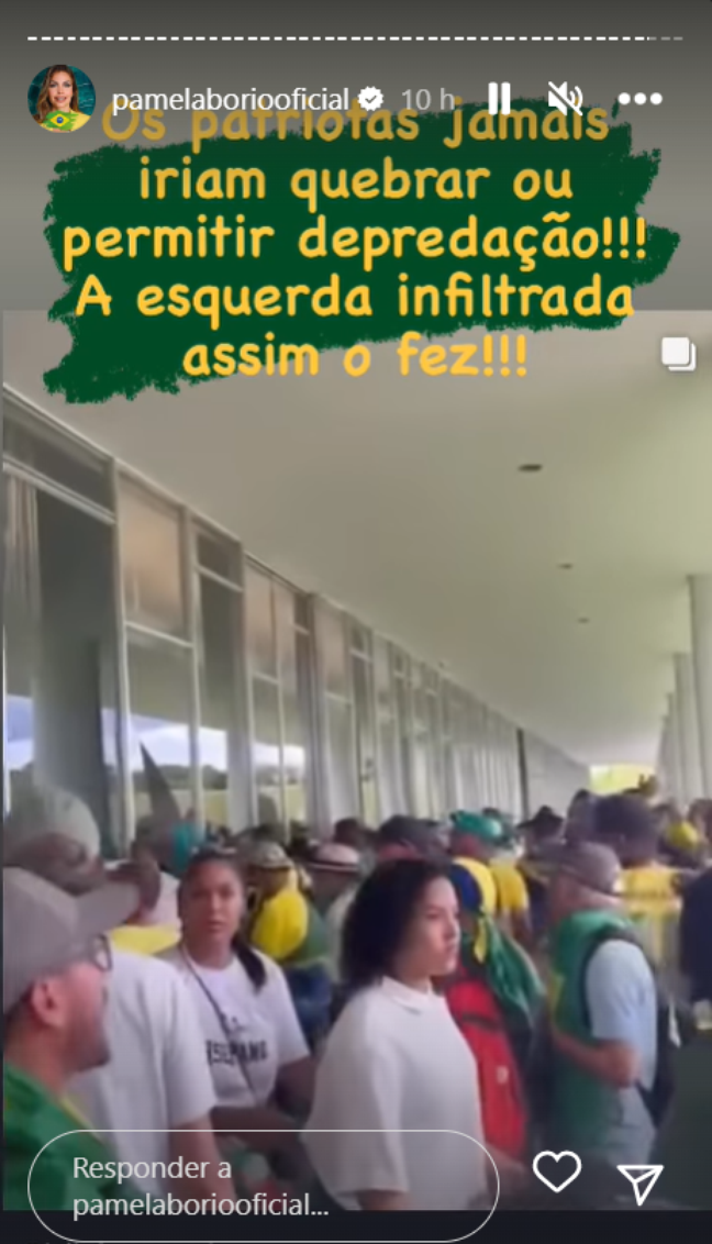 Ex-primeira dama da Para&iacute;ba P&acirc;mela B&oacute;rio