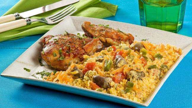 Chicken Heart Farofa: Use leftovers from the barbecue in this recipe