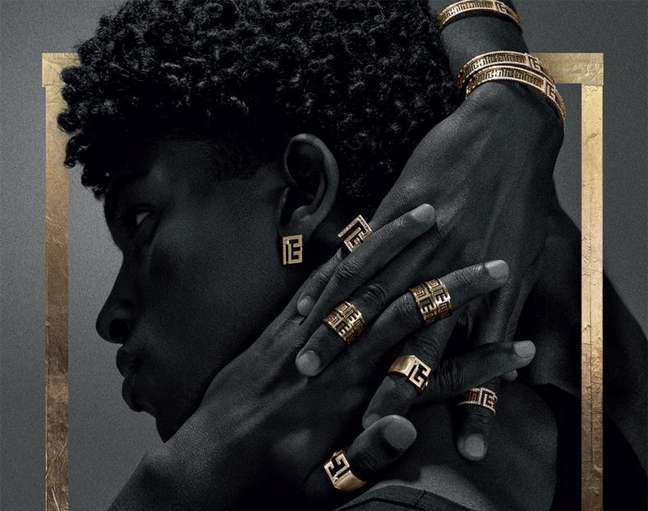 A former snack seller, Bahia is the star of the Balmain campaign
