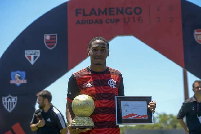 Garoto do Ninho: Loren destaca en la Copa Adidas de diciembre de 2022 (Foto: Marcelo Cortés/Flamengo)