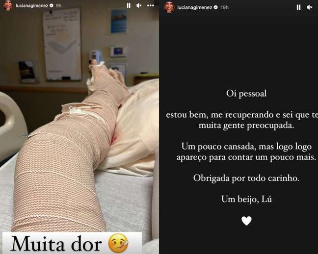 Luciana Gimenez thanks fans for their love after skiing accident Luciana Gimenez thanks fans for their love after skiing accident