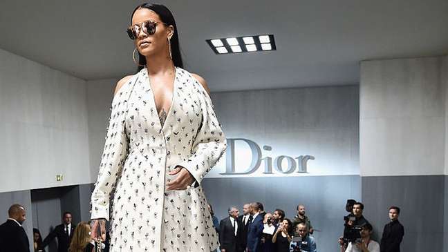 Celebrities including Rihanna attended Christian Dior shows during Paris Fashion Week