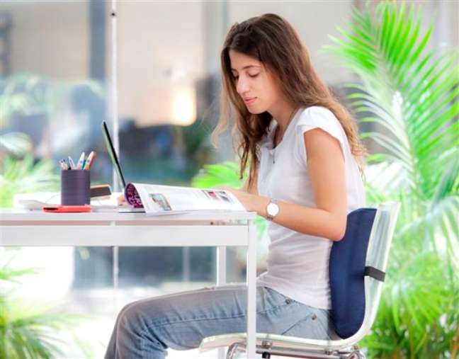 People suffer from back pain due to bad posture