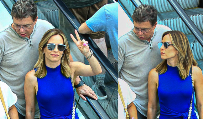 Identical!  The daughter of Boninho and Ana Furtado attracts attention for her resemblance to her father during a shopping trip.  Photos!