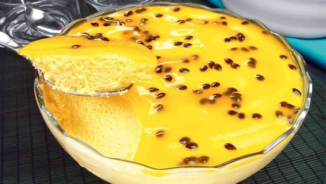 Passion fruit mousse – Photo: Guia da Cozinha Passion fruit mousse – Photo: Guia da Cozinha