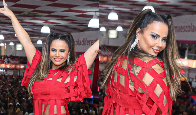 Viviane Araujo enhances the body in a look for Carnival rehearsals, but doesn’t please the public: ‘Assault on fashion’.  Photos!
