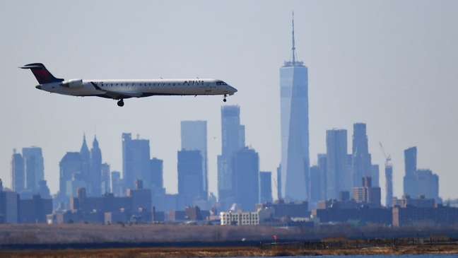 Aterrizaje del avión Delta en Nueva York