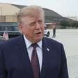 Questionado sobre carta de Flávio, Trump diz que 'não vai se envolver'; vídeo
