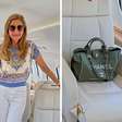 Leila Pereira retorna ao Brasil de jatinho e com bolsa de R$ 36 mil; veja fotos
