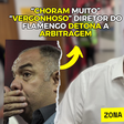 Marcos Braz detona arbitragem de Flamengo e Corinthians