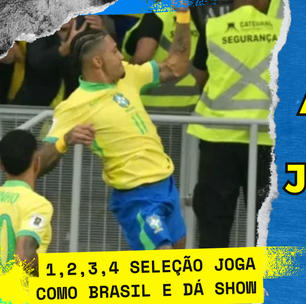 Confira o desempenho dos jogadores do Brasil na vitória de 4 a 0 em cima do Peru