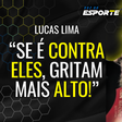 Lucas Lima critica postura da arbitragem e insinua "todo mundo tem medo deles"