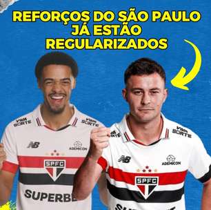 Santiago Longo e Jamal Lewis foram regularizados e já podem jogar o Brasileirão pelo São Paulo