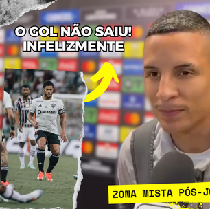 Jogadores do Atlético-MG lamentam derrota