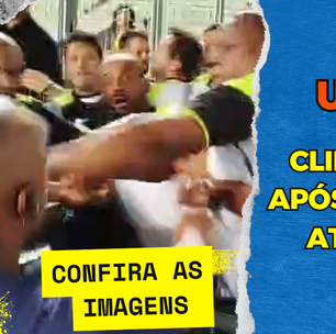 Veja a confusão entre Atlético-MG x Botafogo no fim do jogo