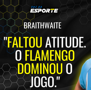 Braithwaite critica postura do Grêmio "Faltou atitude"