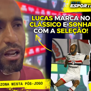 Destaque no clássico, Lucas sonha com Seleção Brasileira. "É um objetivo"