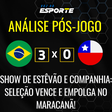 Brasil joga bem e domina o Chile no Maracanã