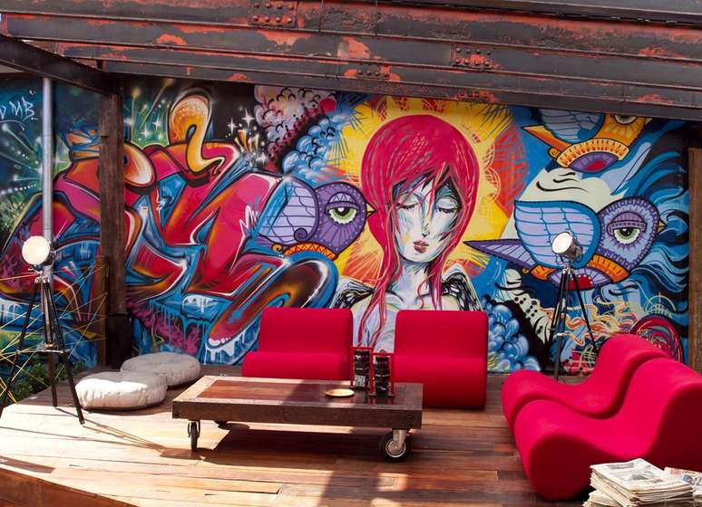 O grafite tem que combinar com a decoração, e não brigar com ela