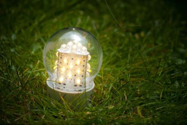 O recurso mais utilizado é a lâmpada LED, aparecendo em 68% das respostas