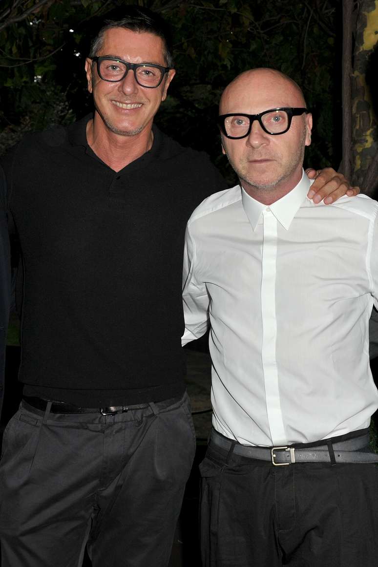 (Da esq. para a dir.) Stefano Gabbana e Domenico Dolce querem um novo rumo para a grife, sob medida