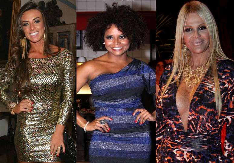 Adriana Bombom, Nicole Balhs e Monique Evans fazem o estilo sexy