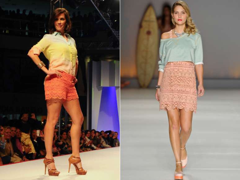 Algumas tendências de verão apareceram nas passarelas de grifes brasileiras, internacionais e nos da Mega Polo Moda