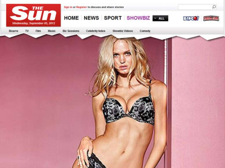 Erin Heatherton posou para campanha da nova linha de lingerie da Victorias Secret