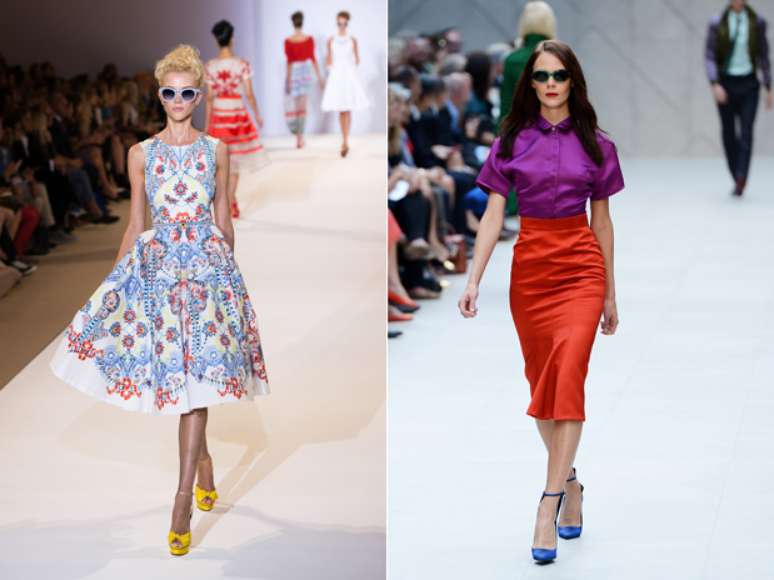 A semana de moda de Londres apresentou um verdadeiro patchwork de tendências