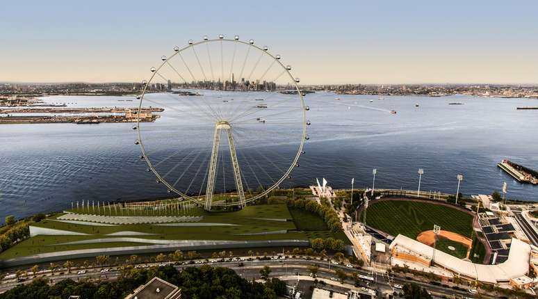 A roda-gigante terá 190 m