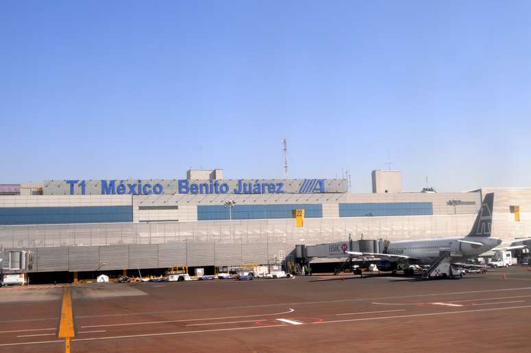 Terminal 1 do Aeroporto Internacional da Cidade do México Benito Juárez, o mais movimentado do México