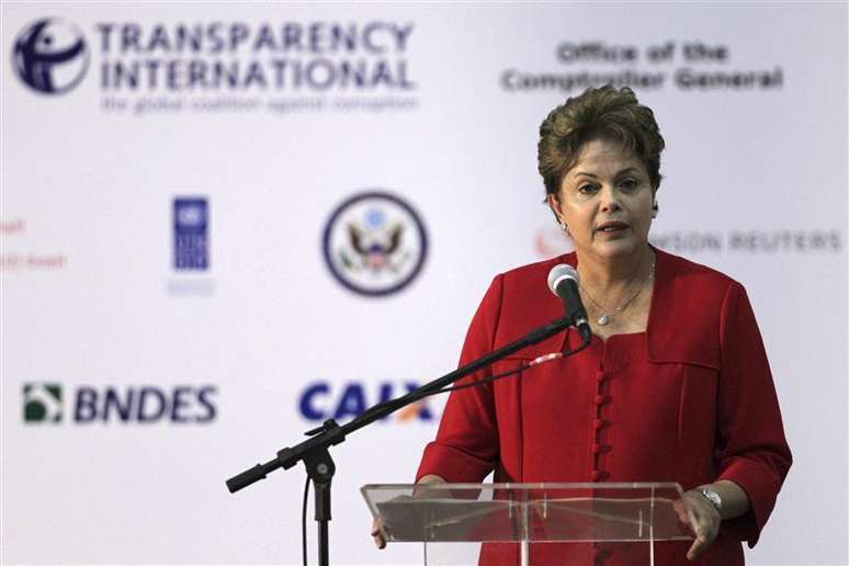 Presidente Dilma Rousseff participa da abertura da Conferência Internacional Anticorrupção, em Brasília. 7/11/2012